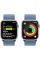 Apple Watch Series 9 GPS 45mm Silver Aluminum Case with Winter Blue Sport Loop